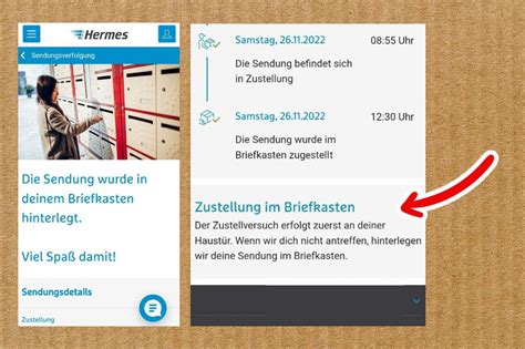 hermes zustellung nicht änderbar